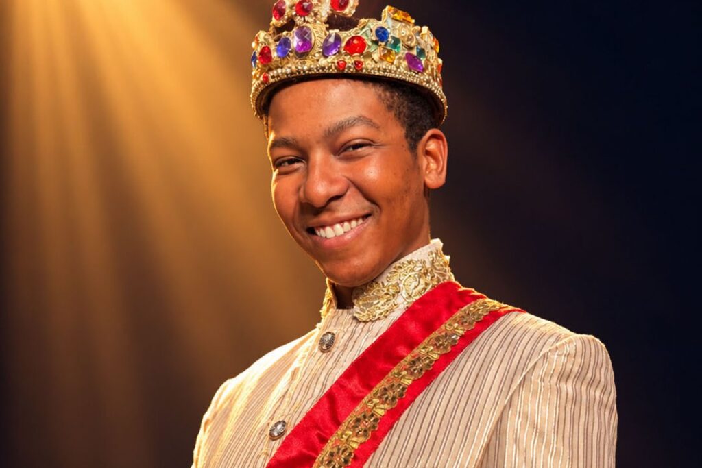 Tumelo Mogashoa as Prince Perrault in Sleeping Beauty The Musical